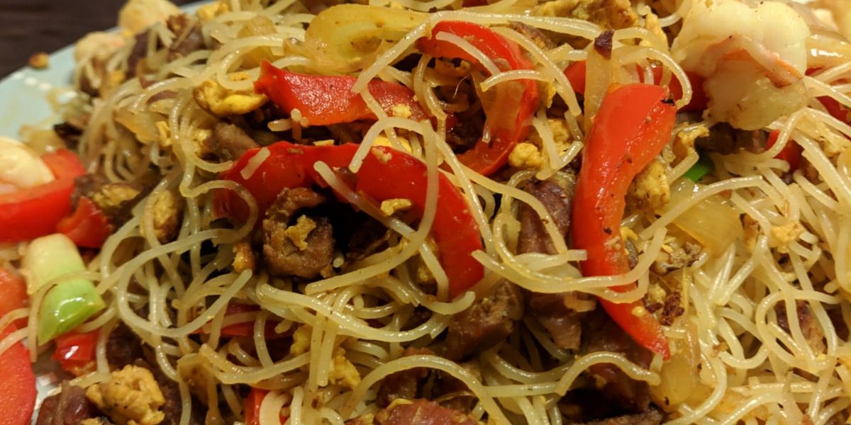 Hong Kong Style Curry Singapore Noodles - Cindy Chan Phillips